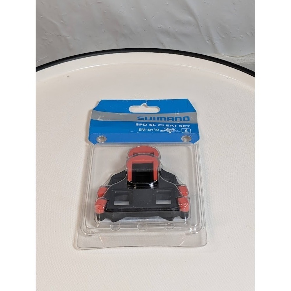 Shimano SPD SL Cleat Set SM-SH10 Red New Fixed Zero Float Road Cycling Cleats